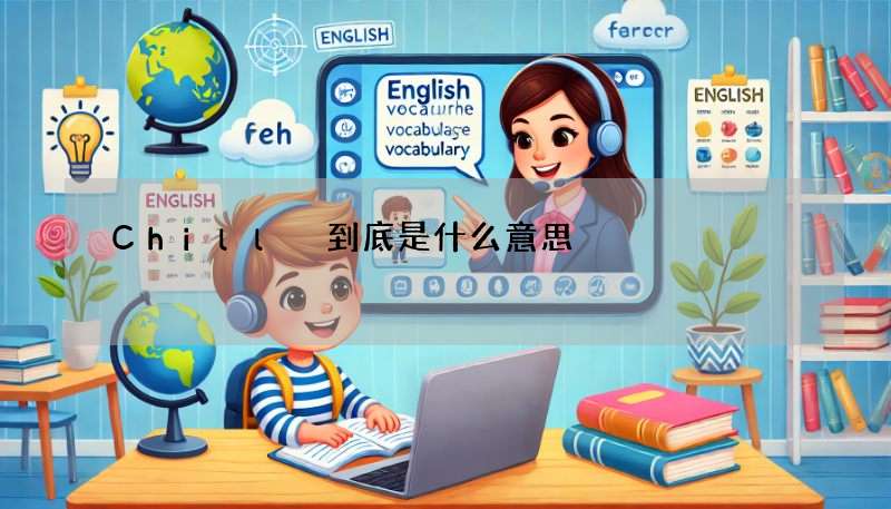 Chill 到底是什么意思?Chill Out、Chillax 怎么用才对?